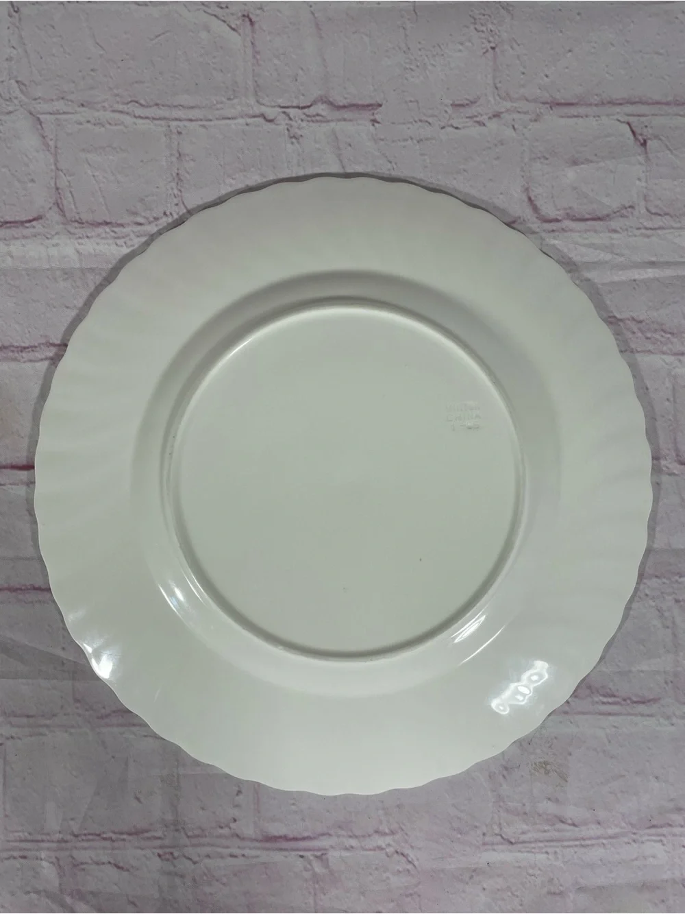 Vintage Minton White Fife Bone China Dinner Plate 10 3/4” England Discontinued
